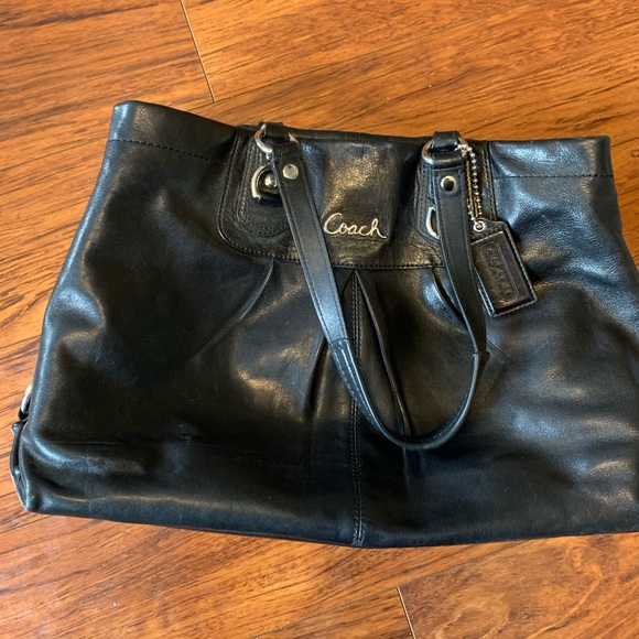 Coach Handbags - Spacious Black Coach Purse